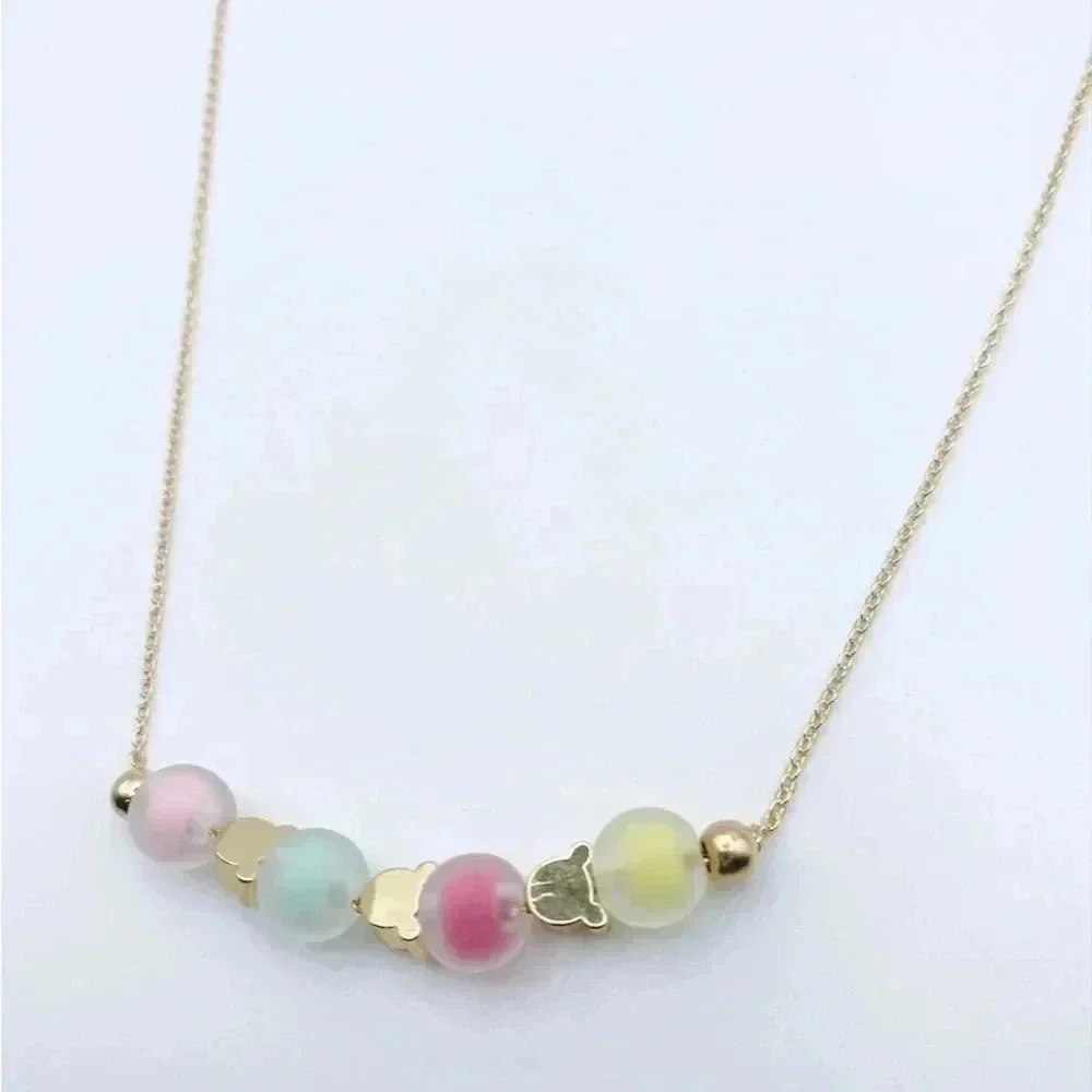 Mickey Colorful beaded necklace |Girl jewelry | Dainty Necklace